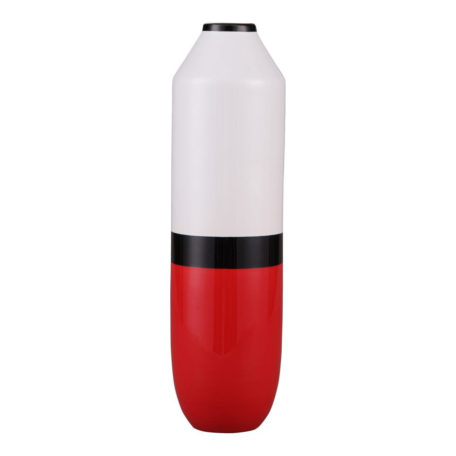 Torpedo Vase Medium Red