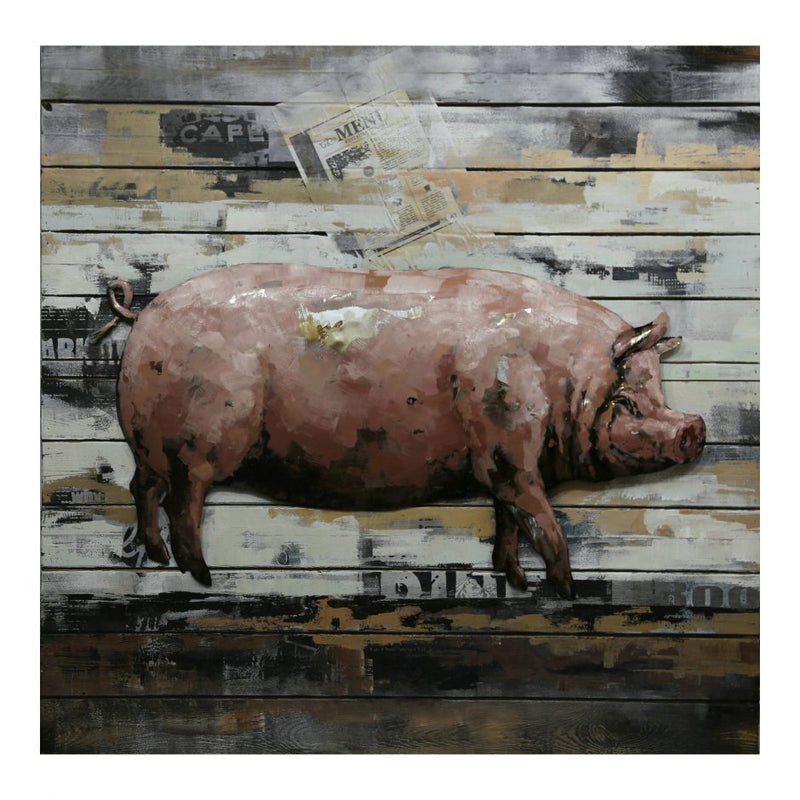 Country Pig Wall Decor