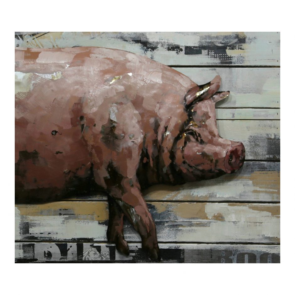 Country Pig Wall Decor