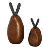 Bronze Bunnies Set Of 2