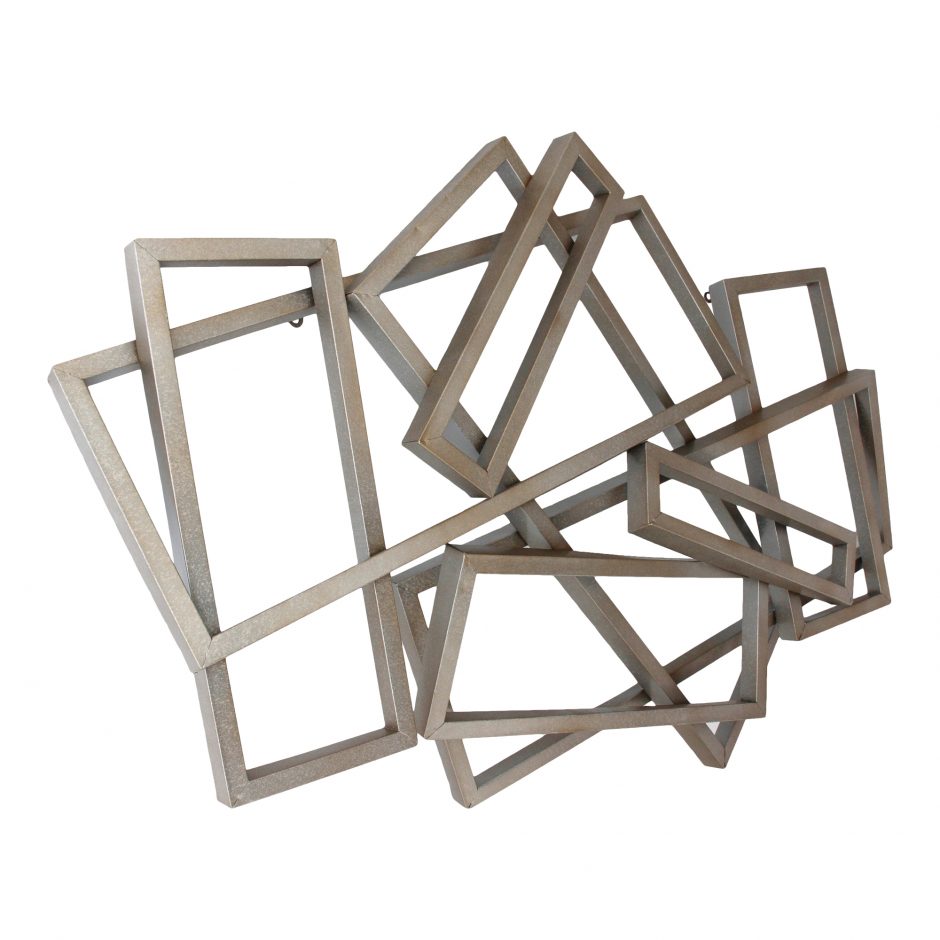 Metal Rectangles Wall Decor