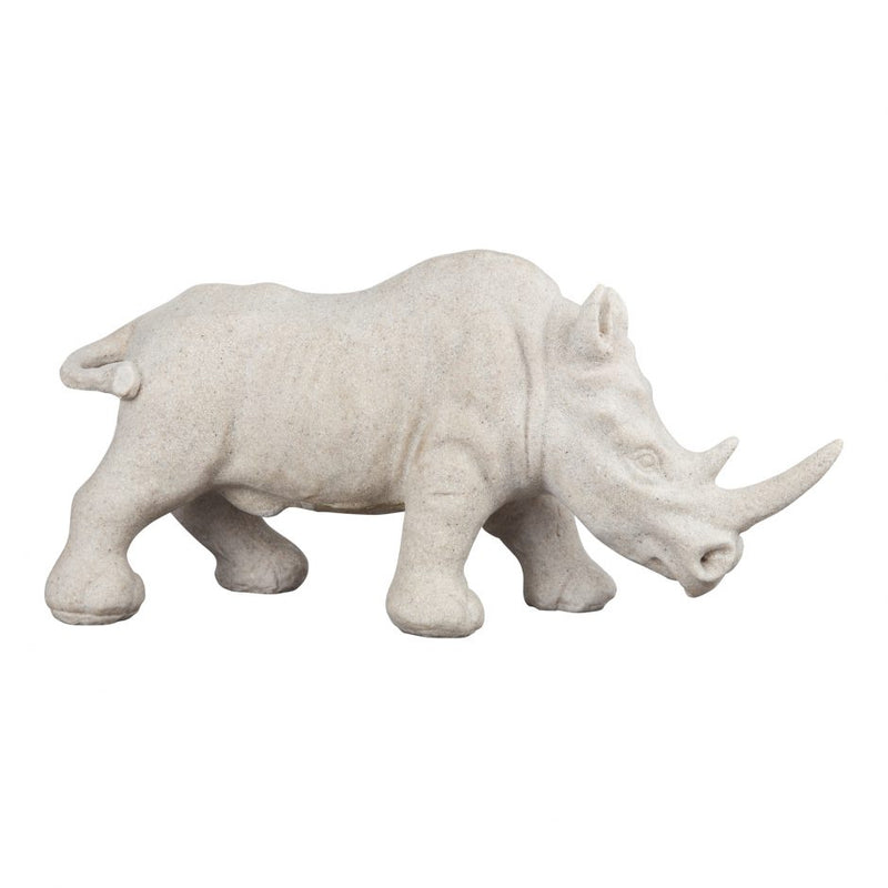 Rhino Sculpture White