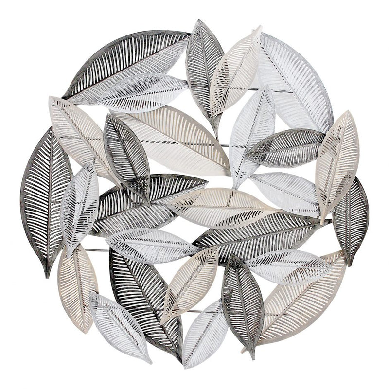 Metallic Leaves Wall Decor