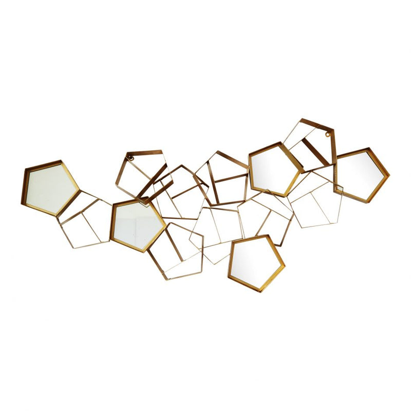Pentagon Mirror Wall Decor