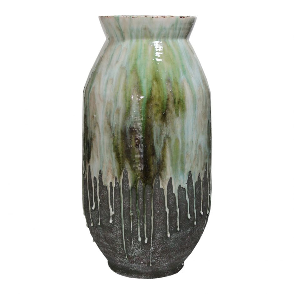 Lindemann Ceramic Vase Green