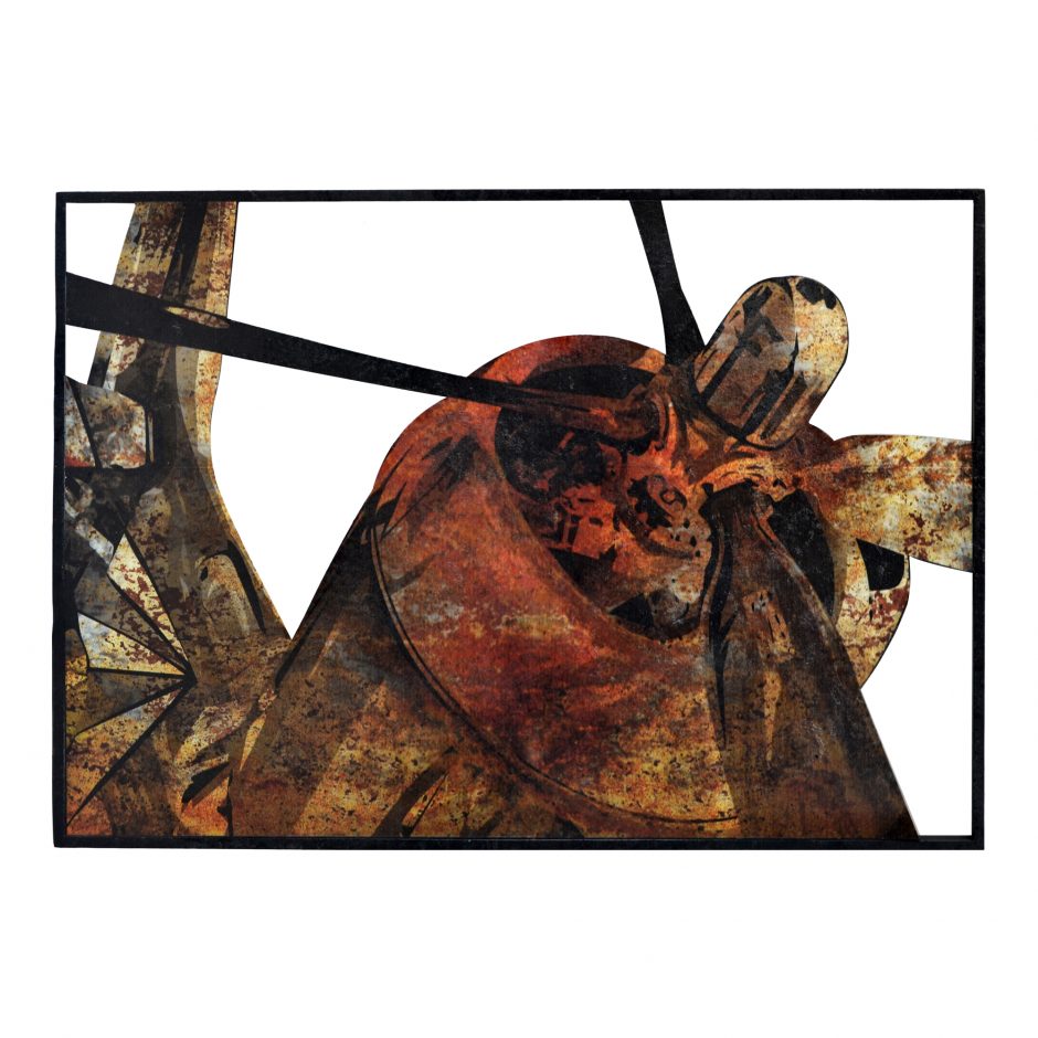 Rusty Fighter Plane Wall Decor