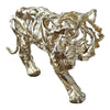 Tiger Stripes Statue Small Pewter