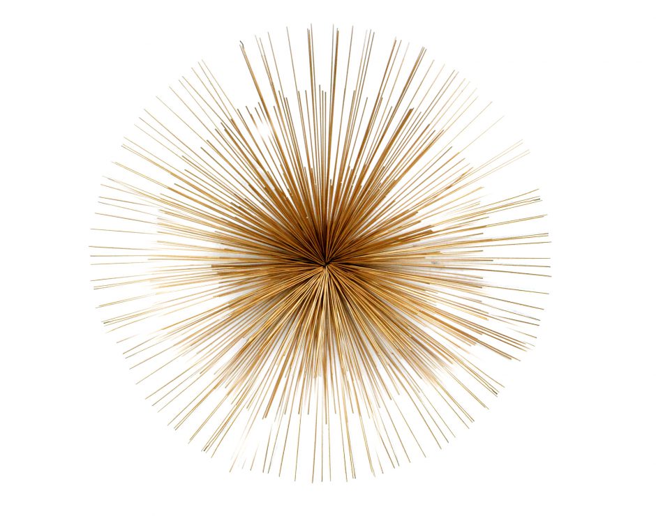 Starburst Wall Decor Gold