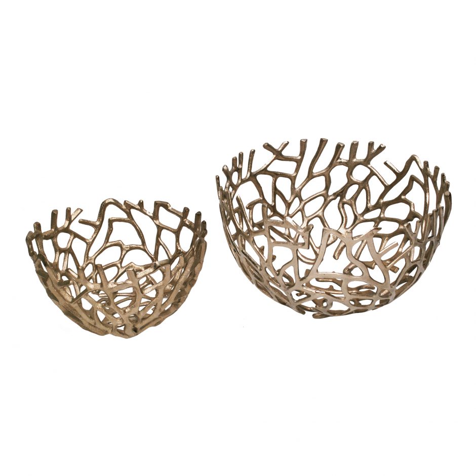 Nest Bowls Silver Set Of 2