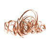 Spirals Wall Art Rose Gold