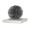 Iron Orb White Marble