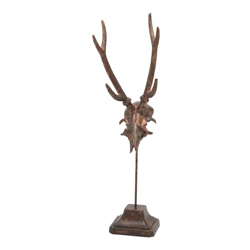 Deer Antlers Antiqued Copper