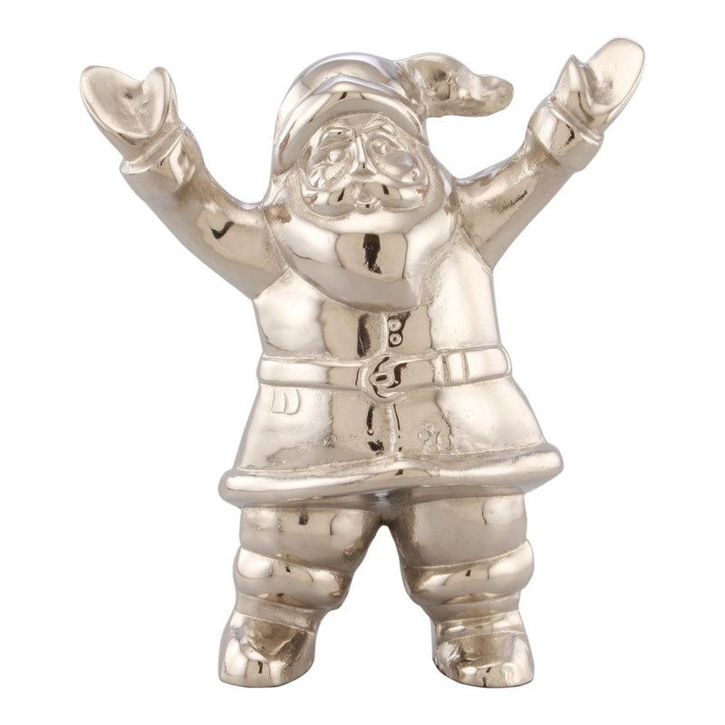 Silver Santa Statue