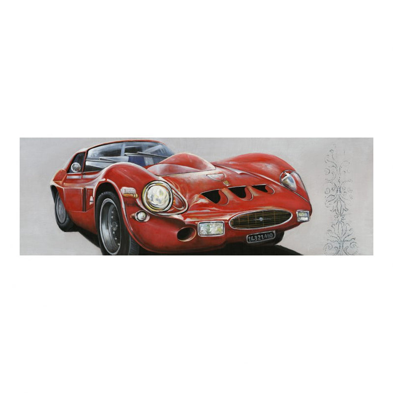 Classic Sportscar Red Wall Decor