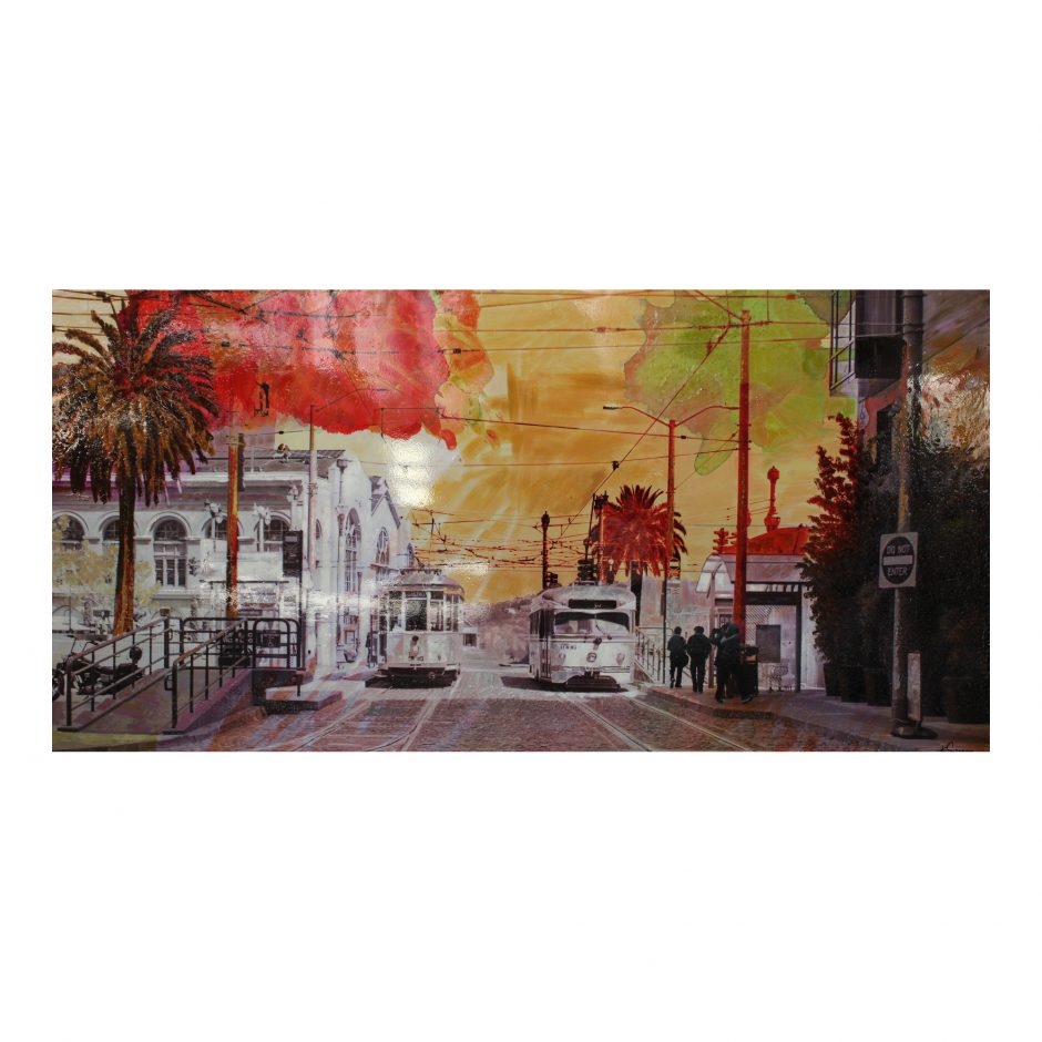 Red Street Wall Decor