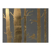 Golden Trees Wall Decor