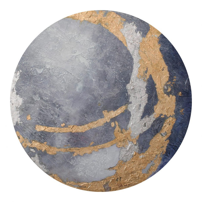 Gold Sky Round Wall Decor