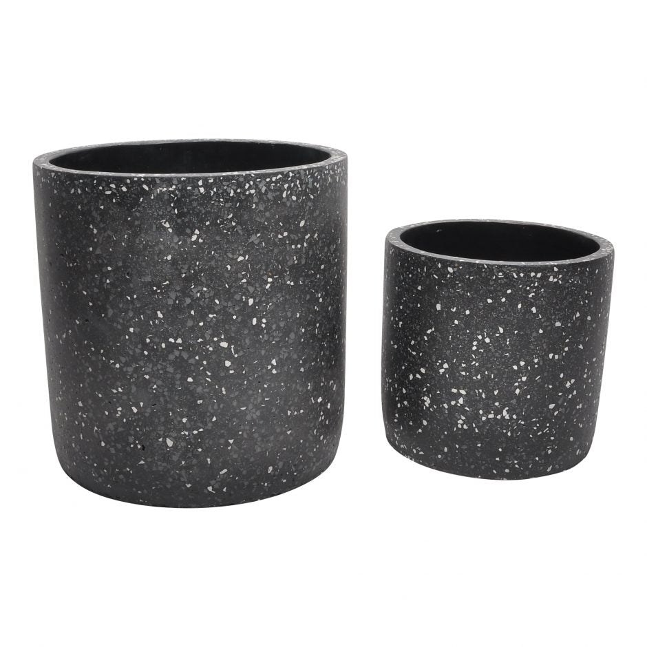 Kasvaa Planter Black Set Of 2