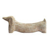 Wooden Dachshund White