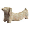 Wooden Dachshund White