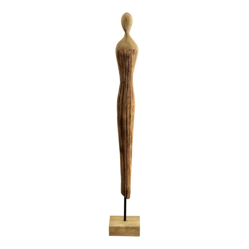 Mango Wood Female Statue