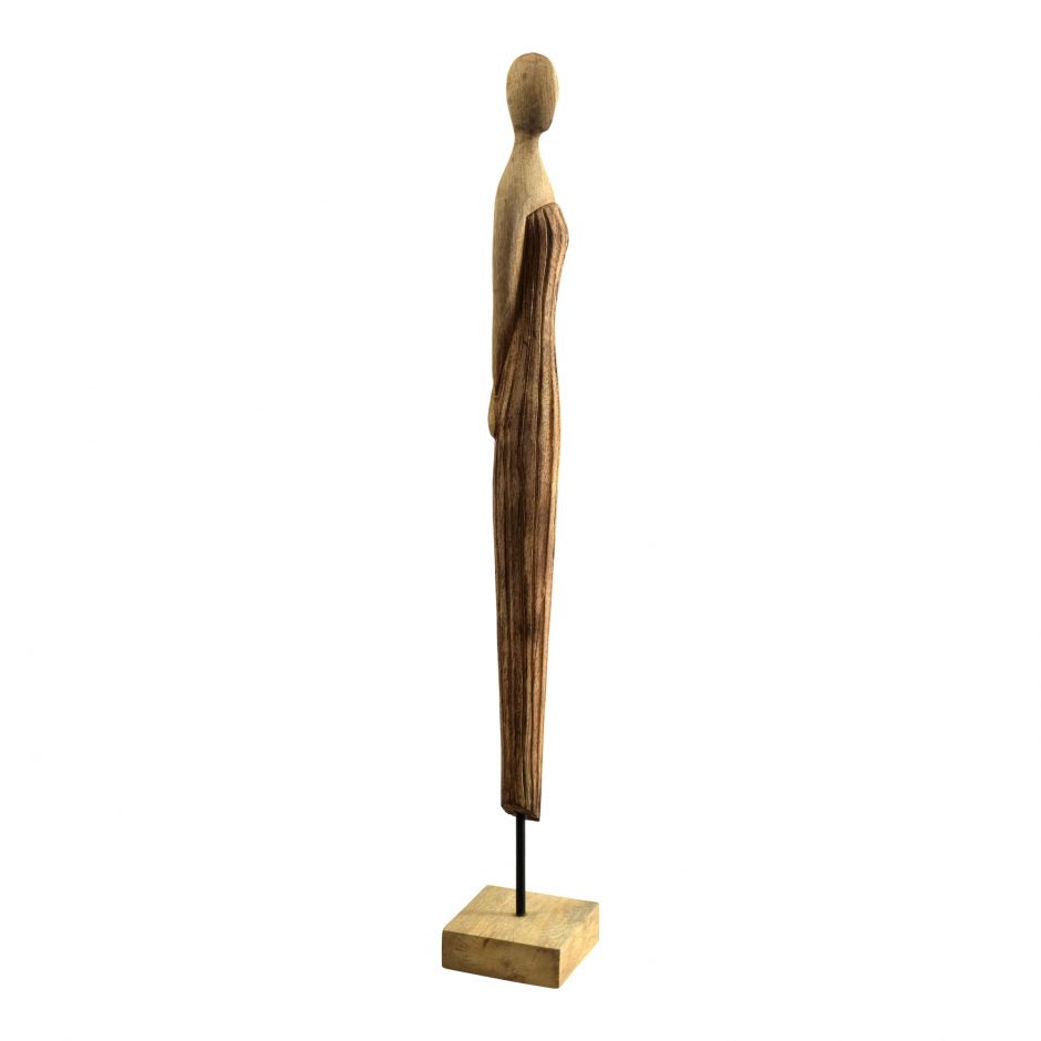 Mango Wood Female Statue