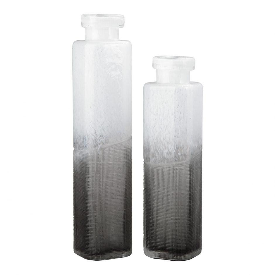 Barlow Vases Set Of 2 White And Grey