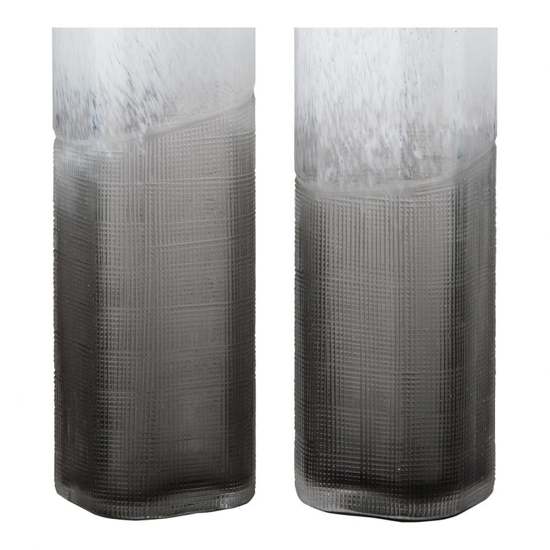 Barlow Vases Set Of 2 White And Grey