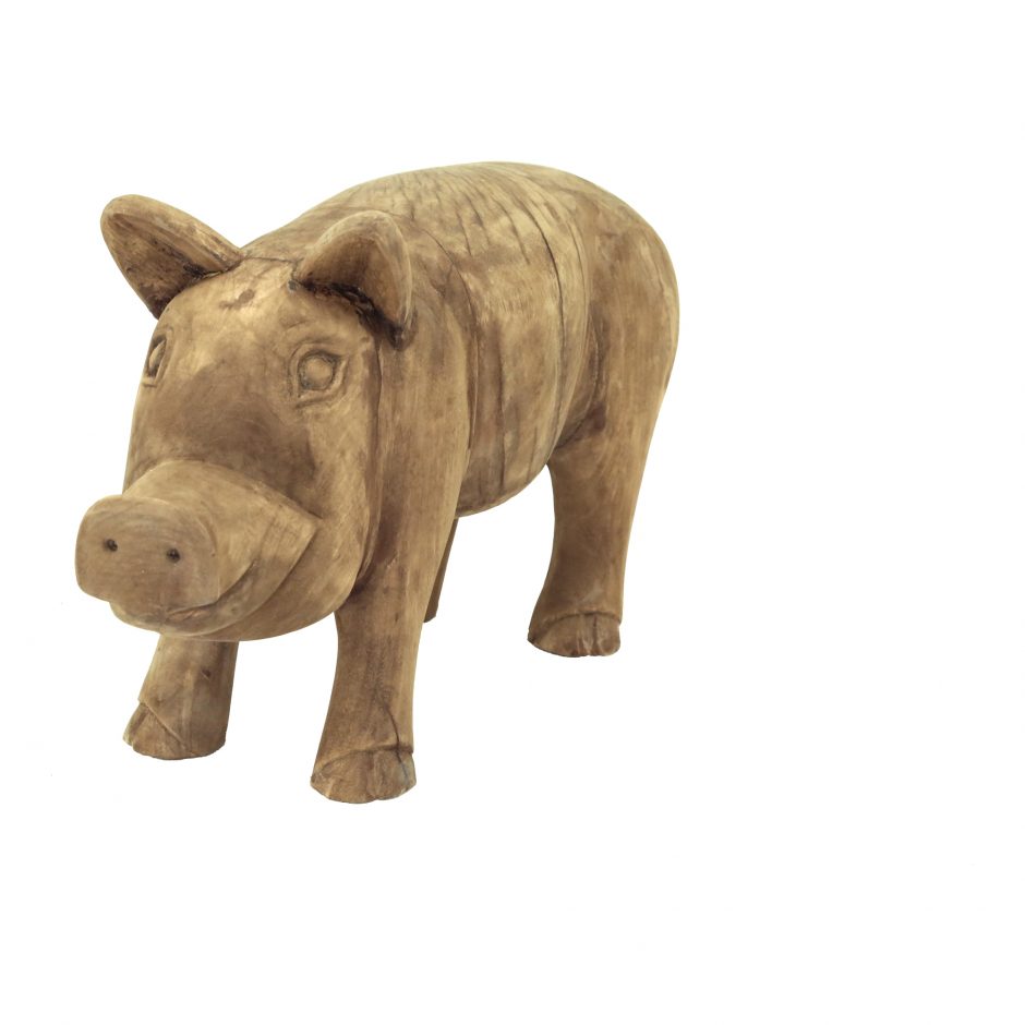 Wooden Piglet