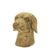 Wooden Dog Head