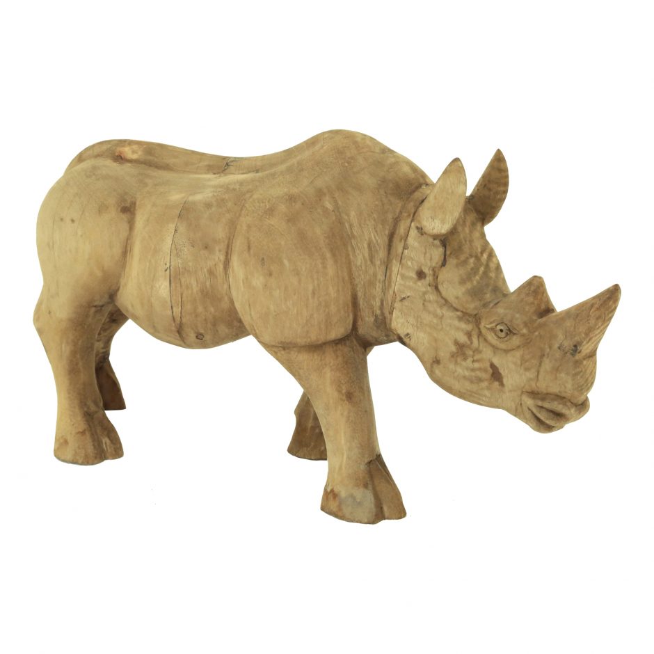 Wooden Rhino