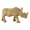 Wooden Rhino